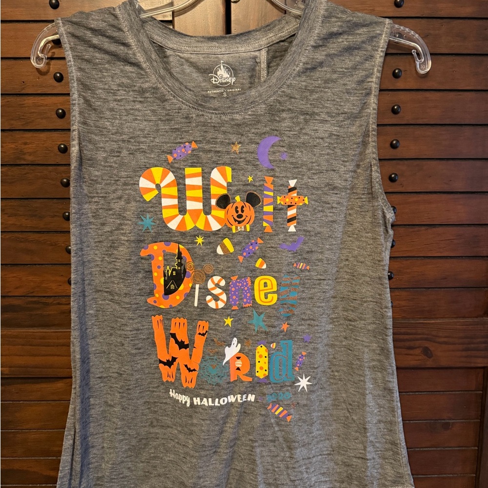 Walt Disney World Gray Halloween Tank Top